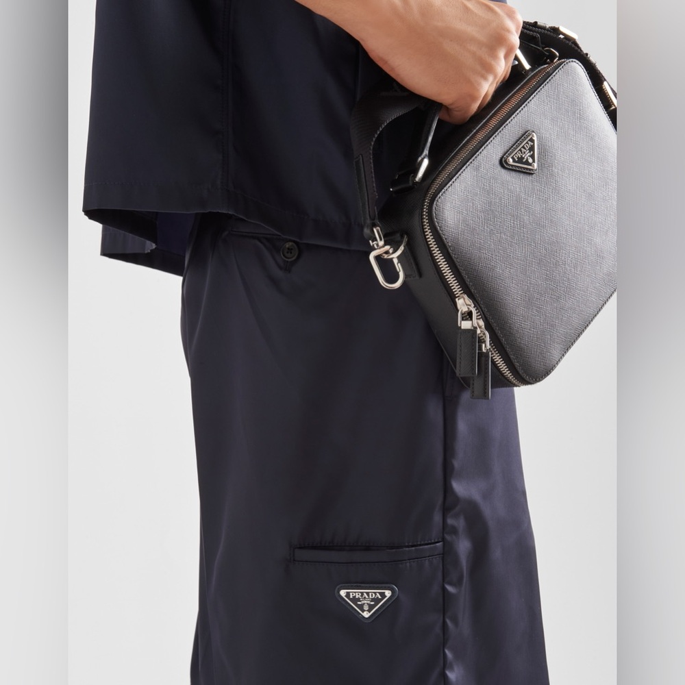 Prada Re-Nylon Bermuda Shorts Navy size 38